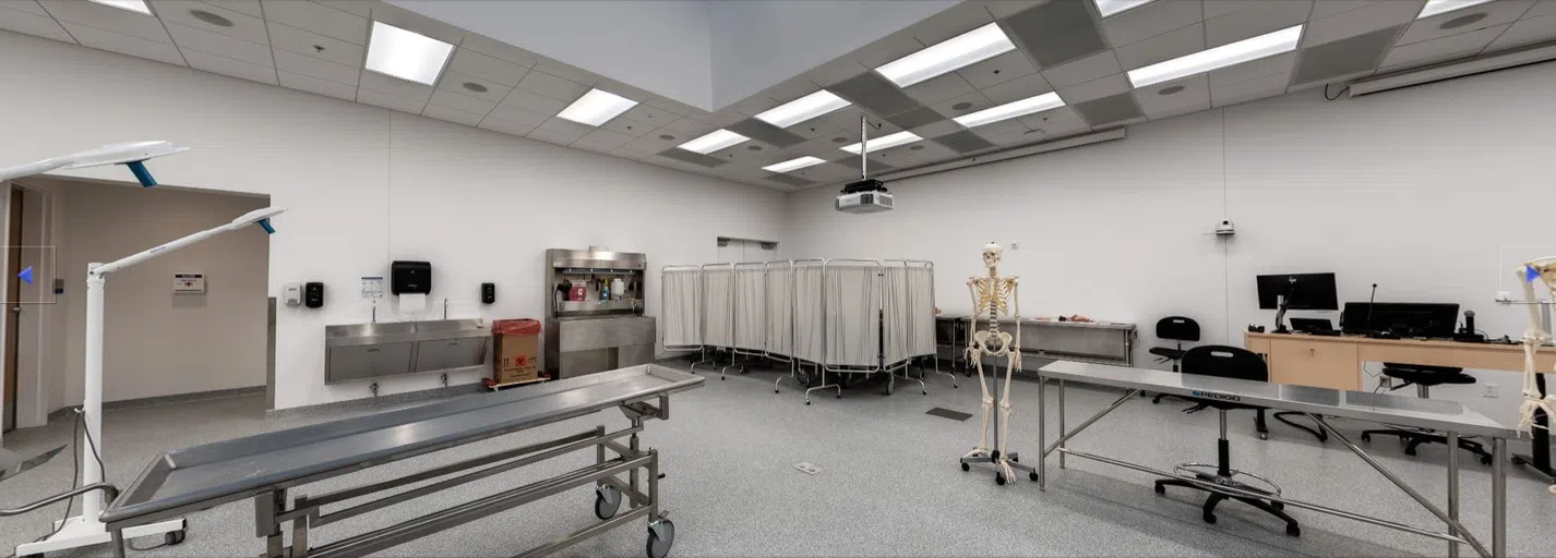 View of anatomy lab at South Georgia