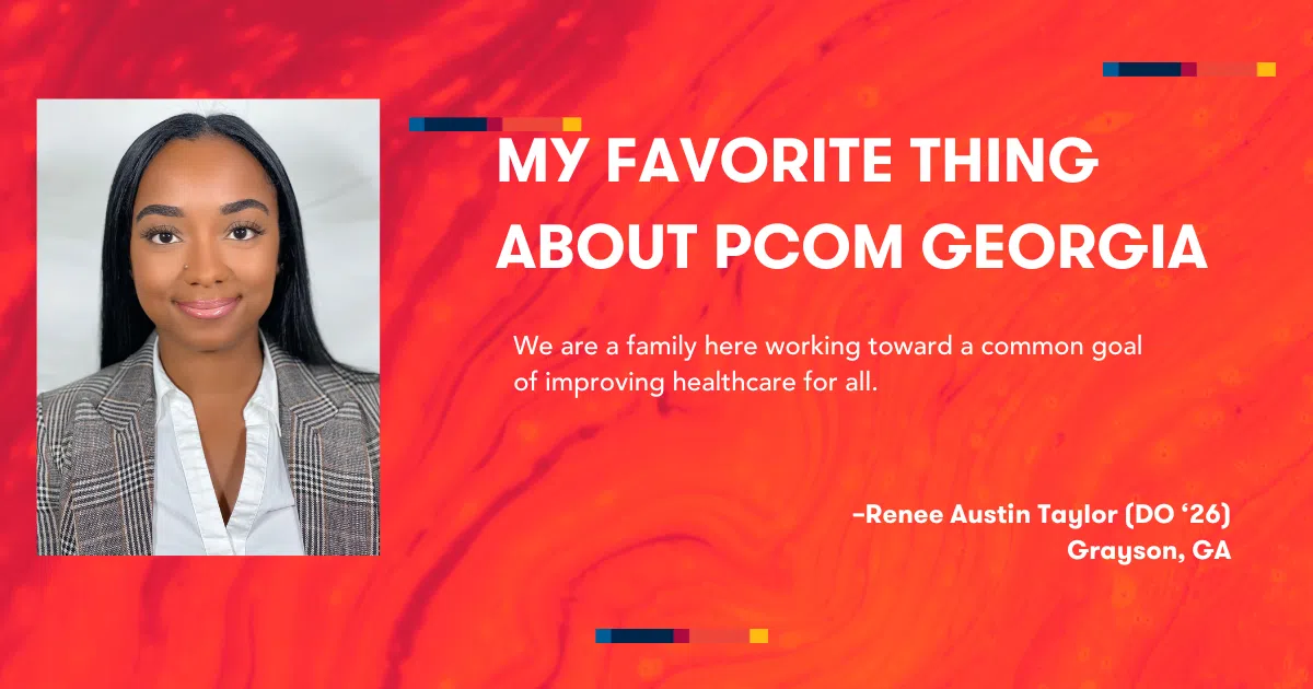 Thoughts from a Student Ambassador on her favorite thing about PCOM