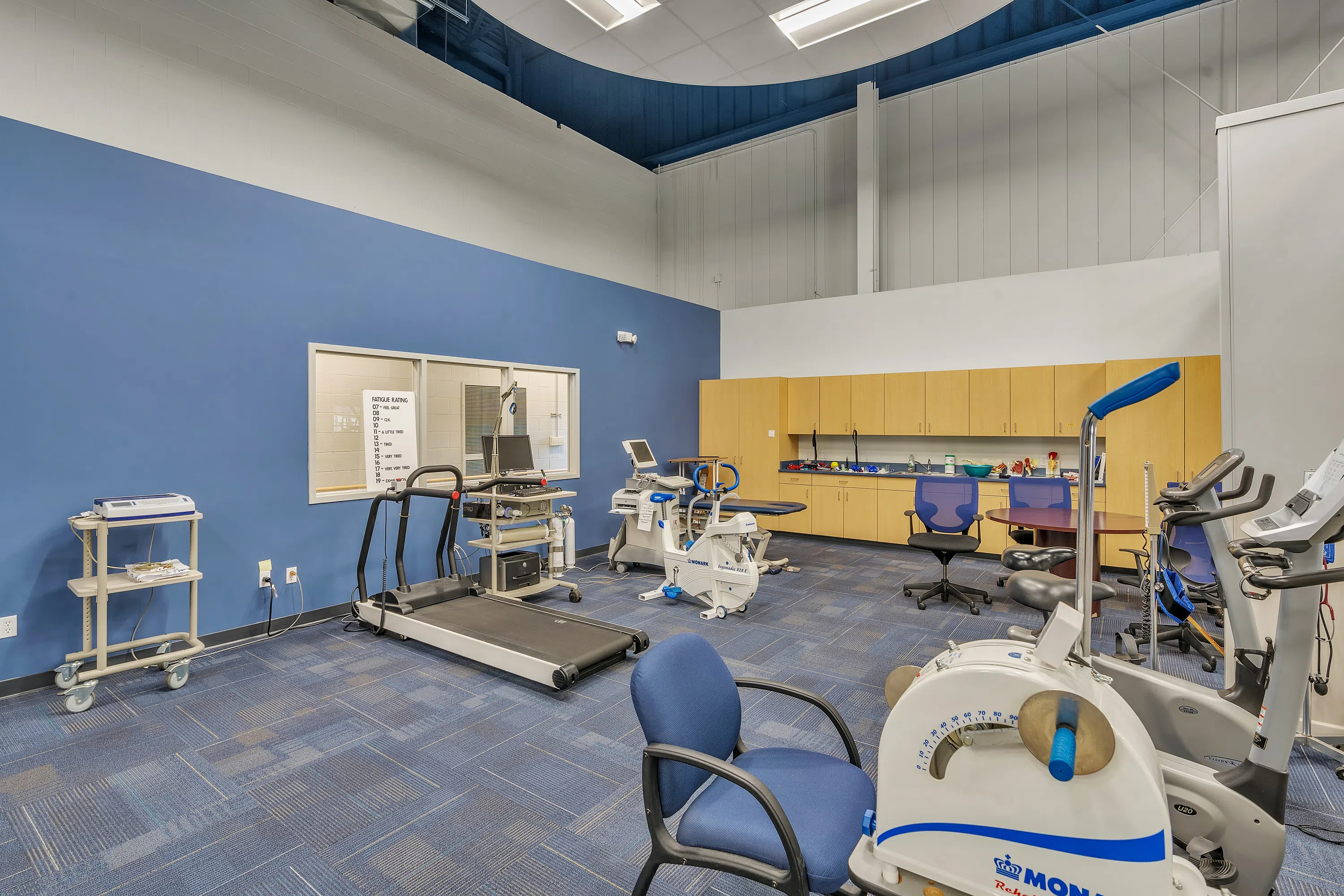The McDonald Athletic Complex training facilities with equipment
