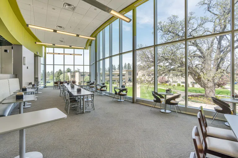 Interior of dining facilities