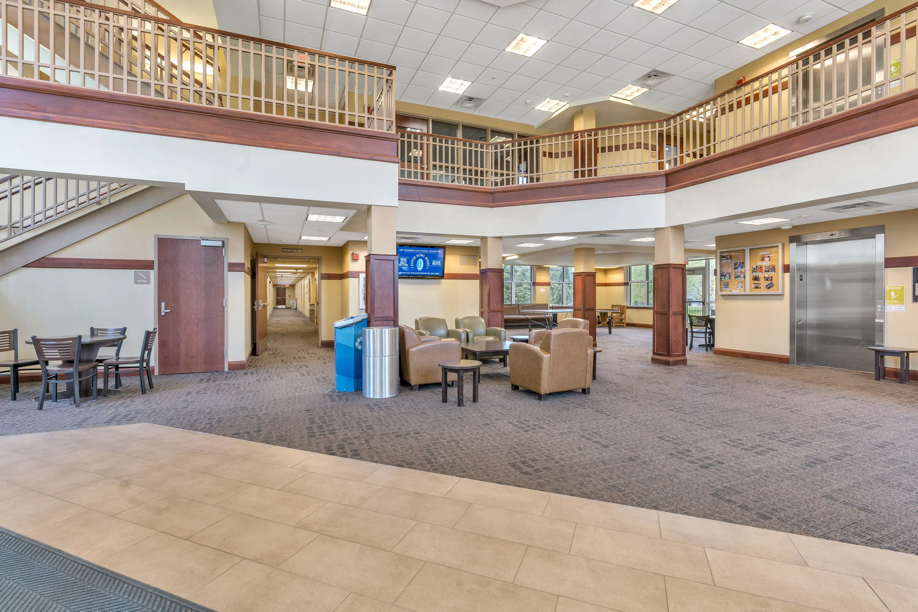 Andrews Hall Lobby and Lounge Space