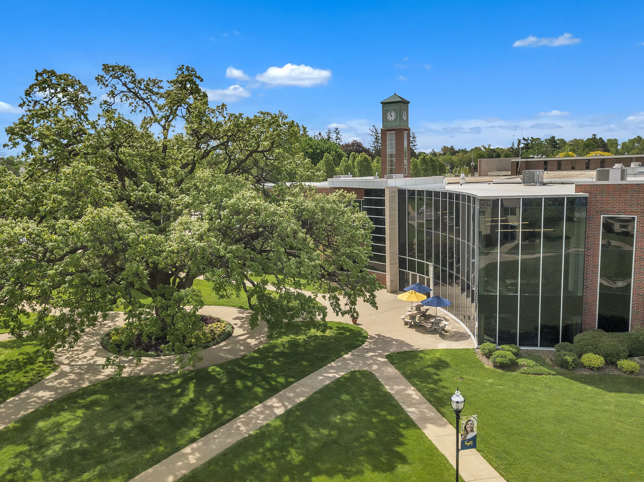 Aerial View of Student Center