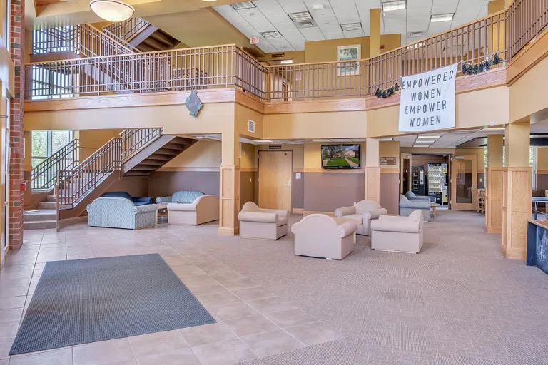 Interior lobby of Gainey Hall