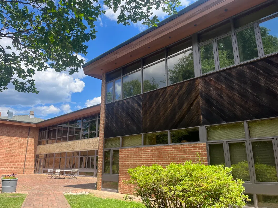 Montgomery Hall rear patio