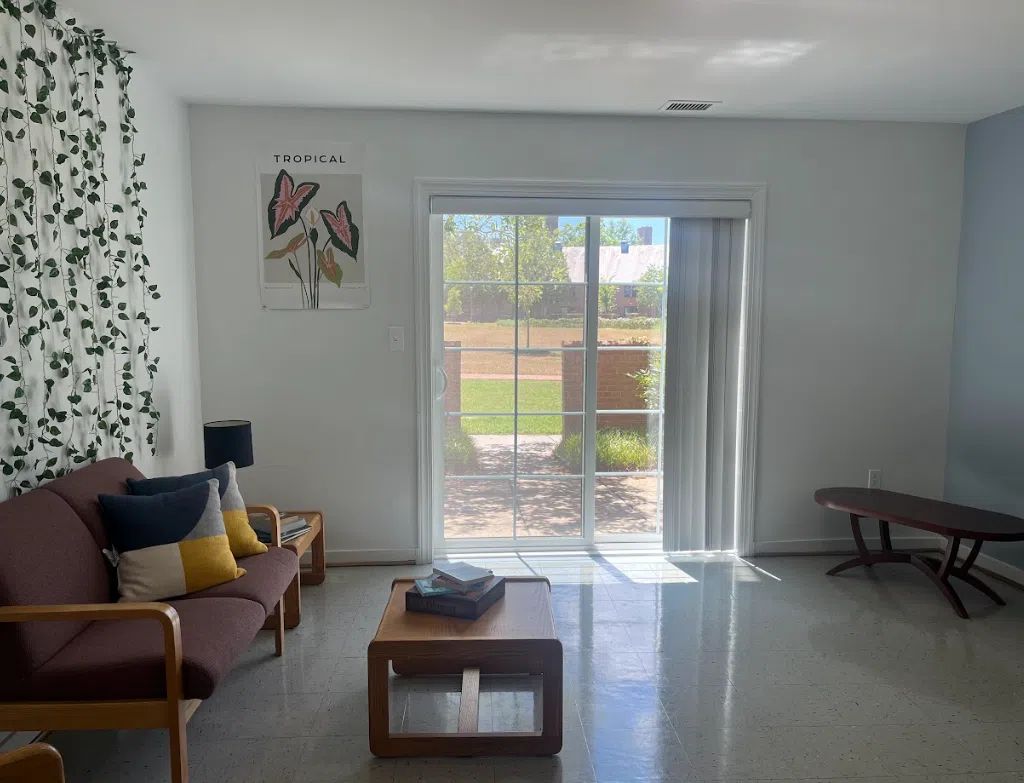 Townhouse living room from hallway