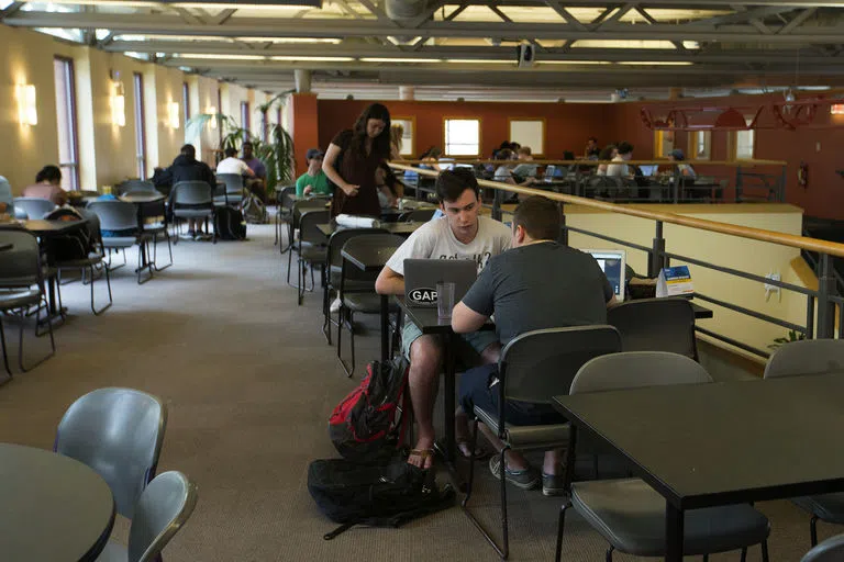 Inside Dewick-Macphie Dining Center