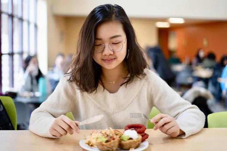 Inside Dewick-Macphie Dining Center