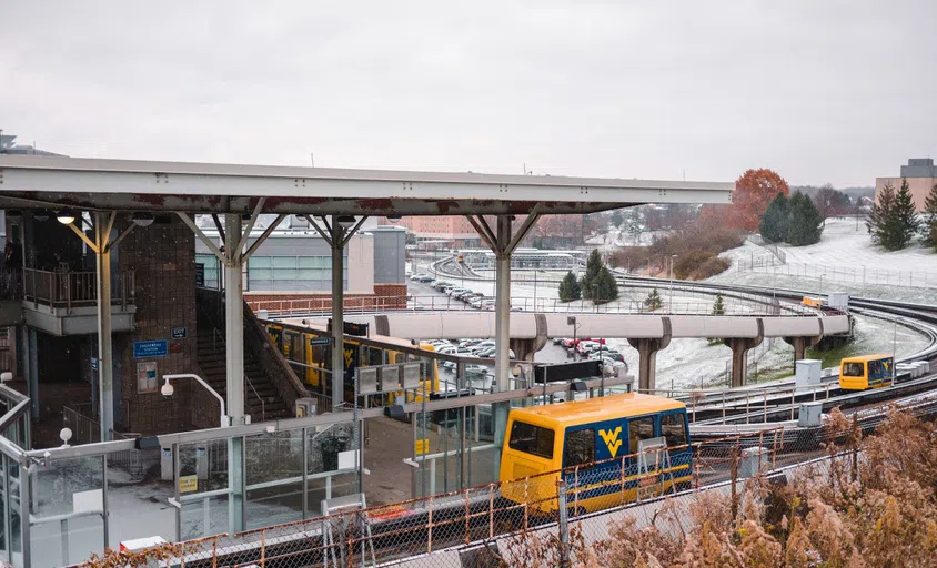 Photo of the Engineering PRT Station 