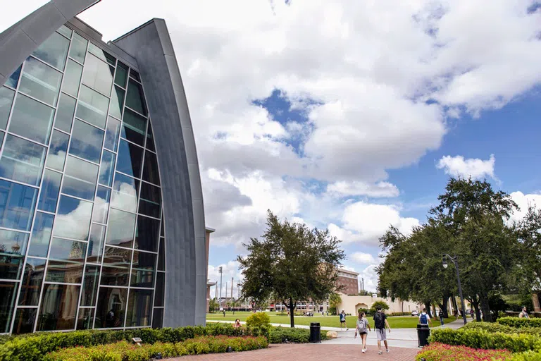 Exterior of Sykes Chapel.