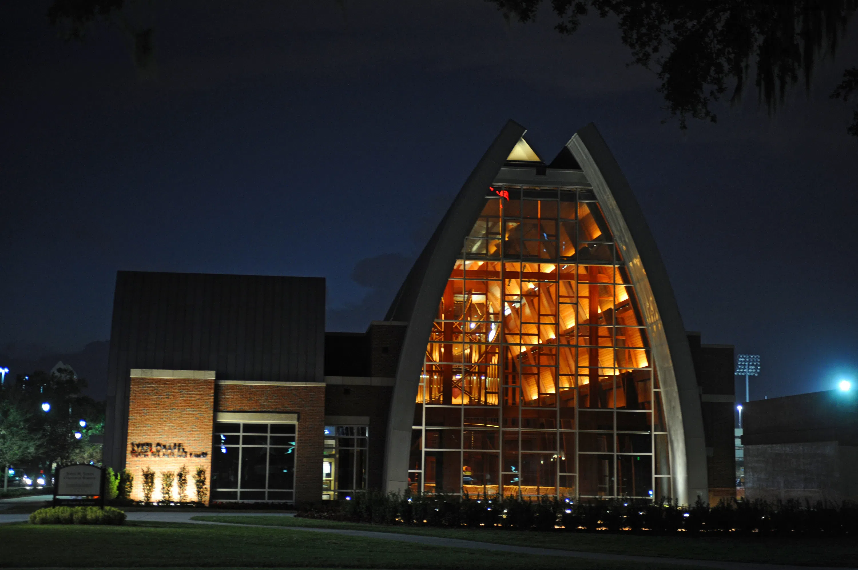 Sykes Chapel at Night