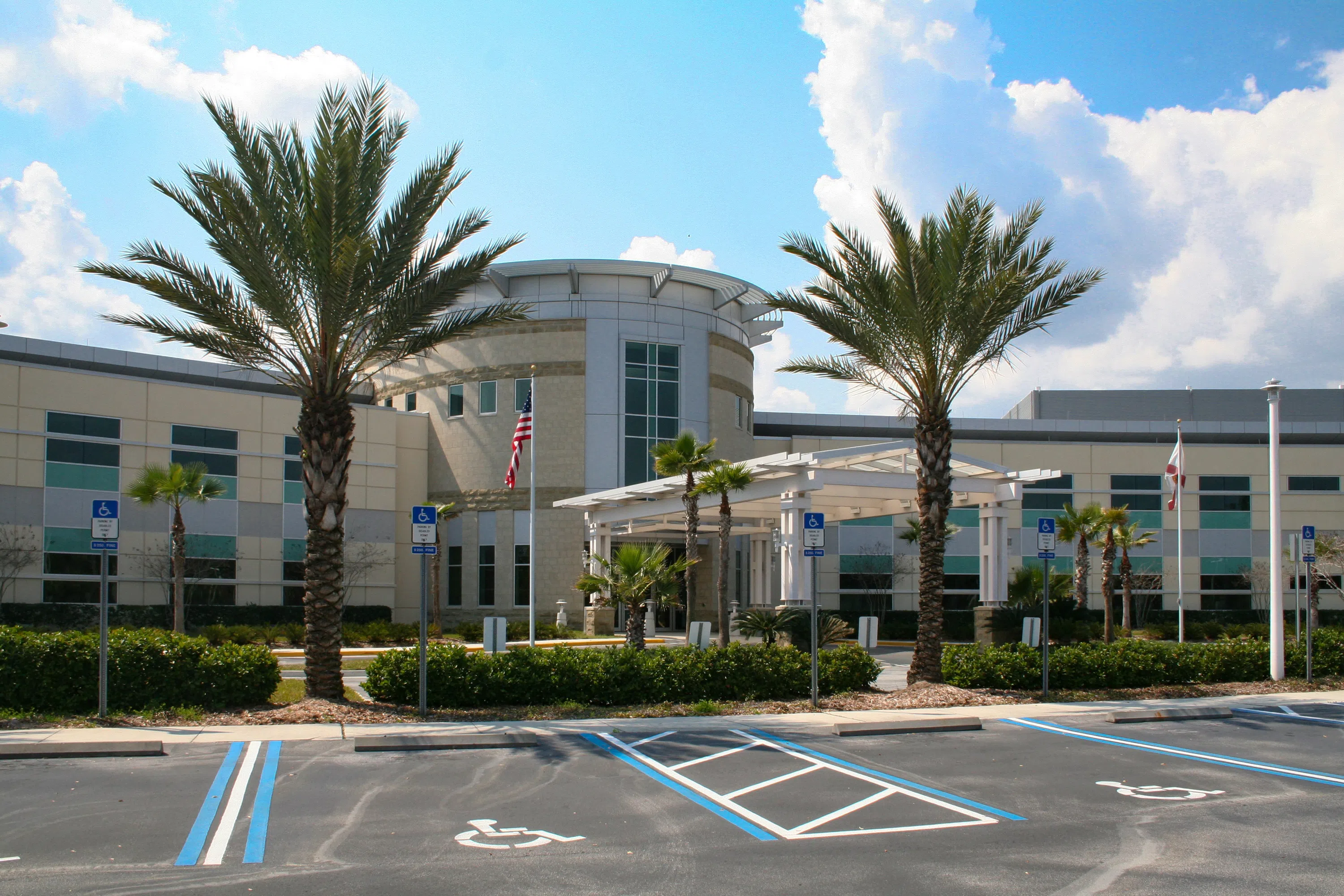 Front exterior of Hicks Hall Building