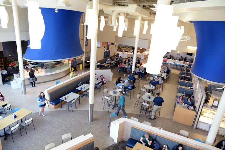 First floor seating area of Osprey Cafe