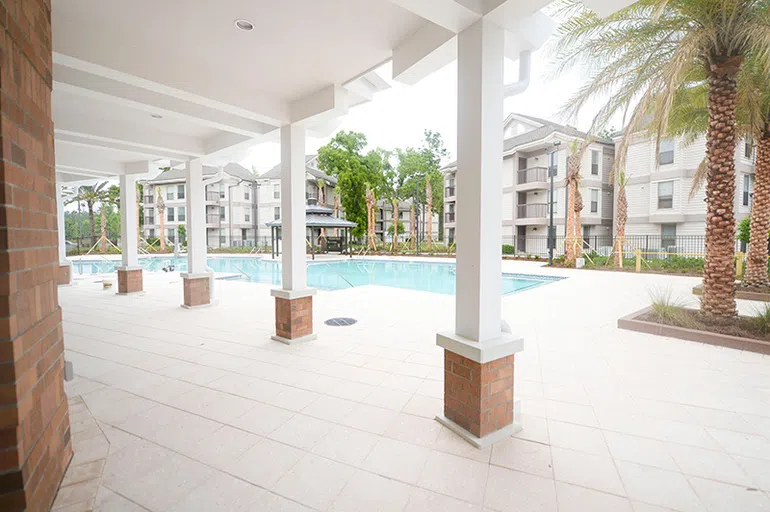 Pool deck of Osprey Clubhouse