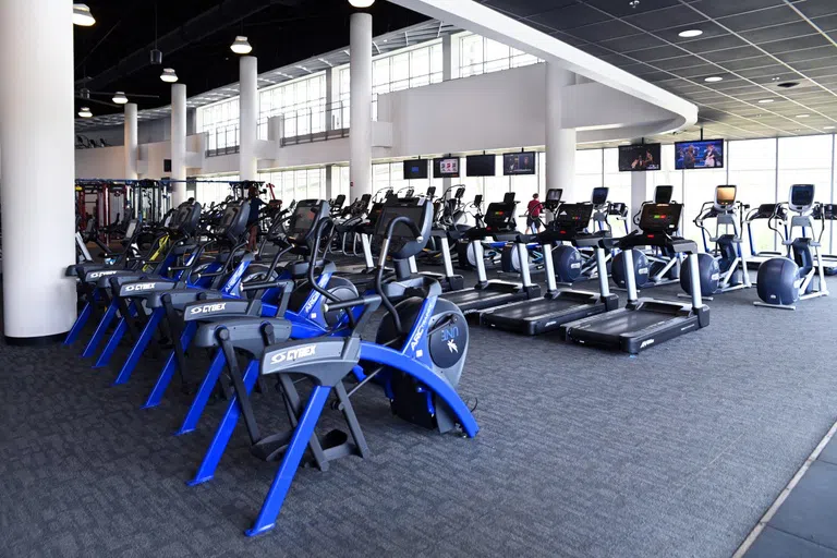 Cardio machines in Student Wellness Complex