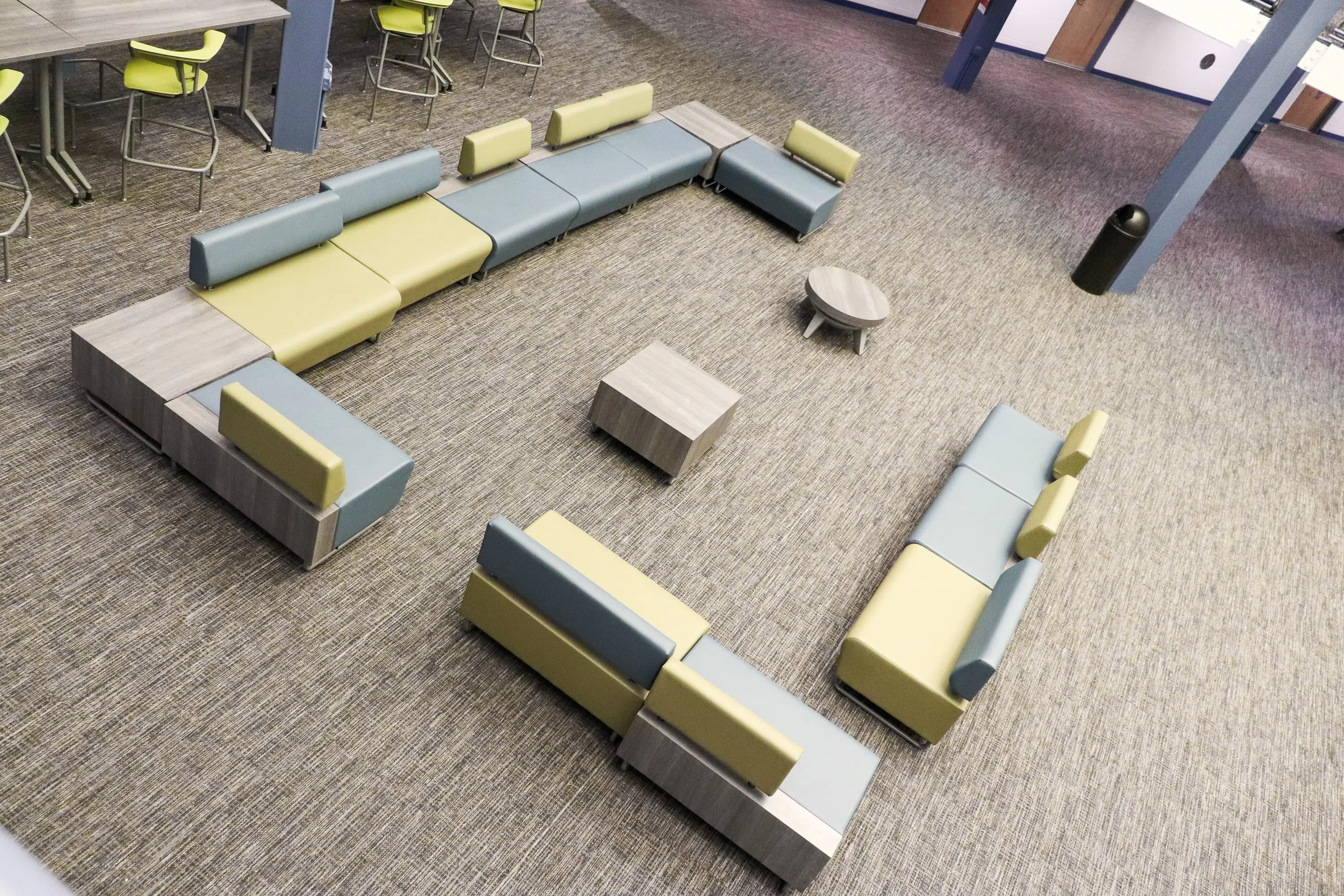 Crossings Atrium seating area