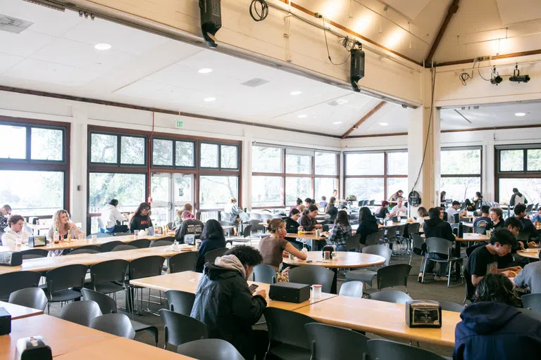 Interior of the dining hall