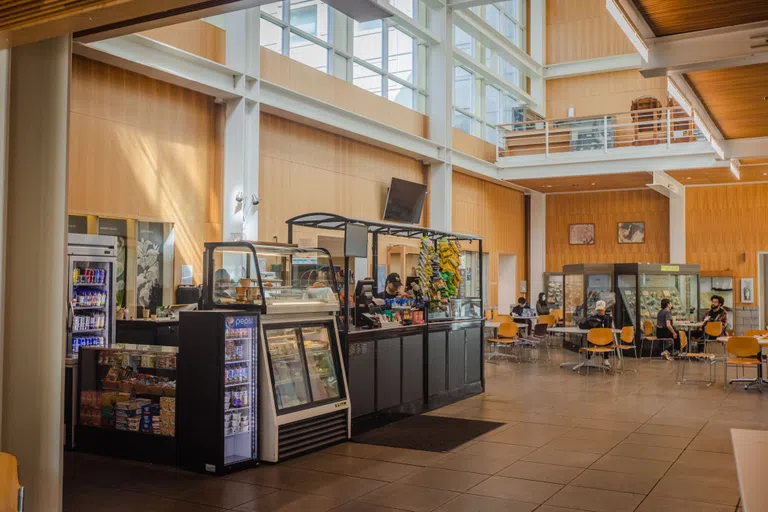 Interior of the Perk Coffee Bar at Earth & Marine Sciences