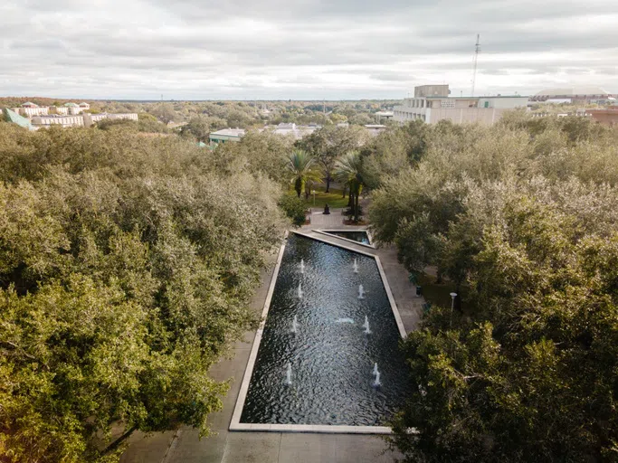 Aerial View of MLK Plaza