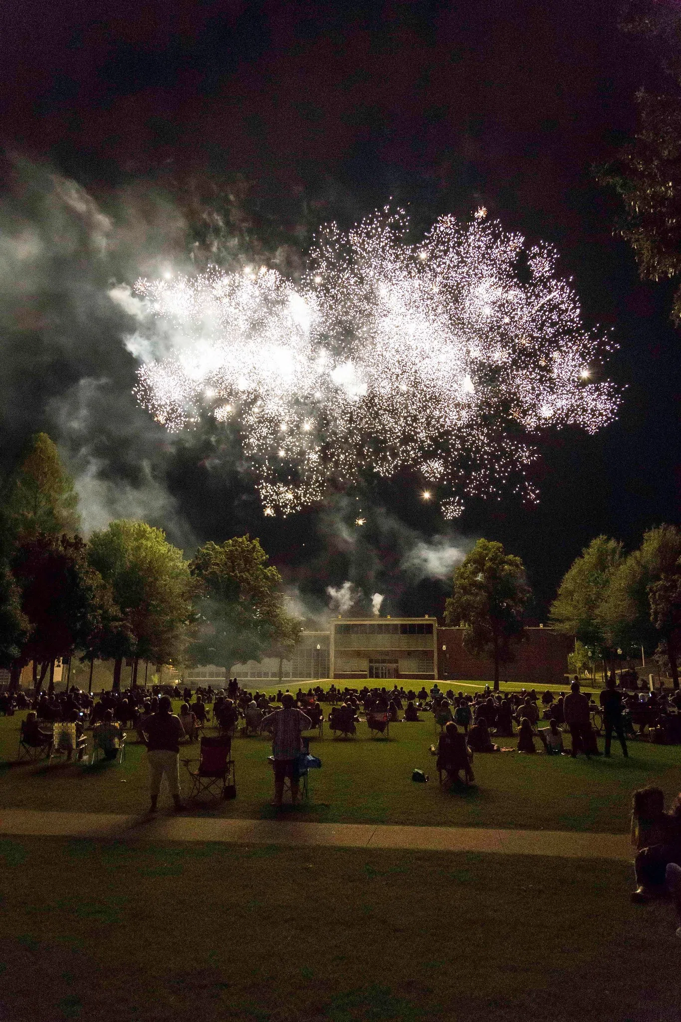 Fireworks at Campus Green 
