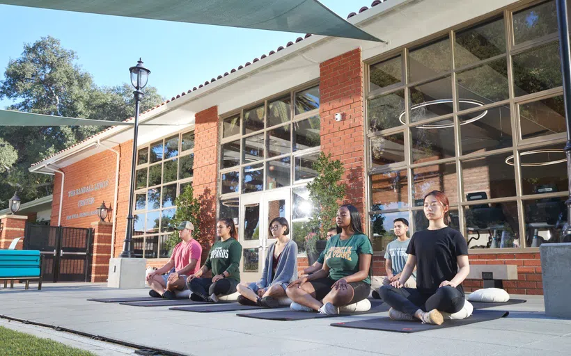 Our new Lewis Center features a gym, aerobics spaces, and a full class schedule.