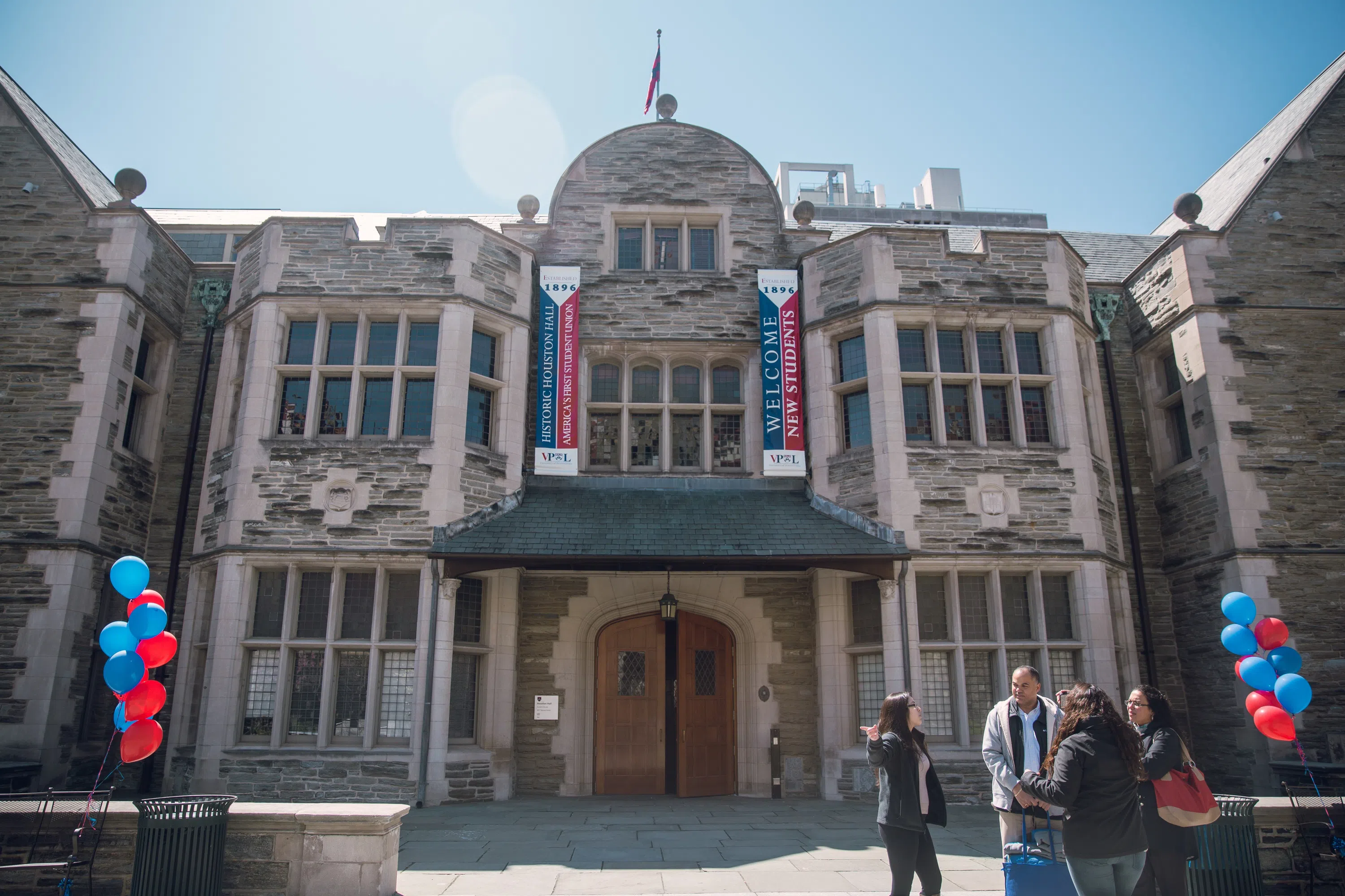 Houston Hall, exterior