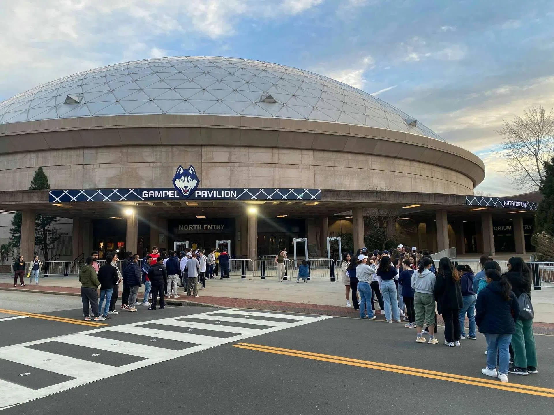 Gampel Pavilion is home to UConn's 17-time National Champion Men's and Women's Basketball Teams