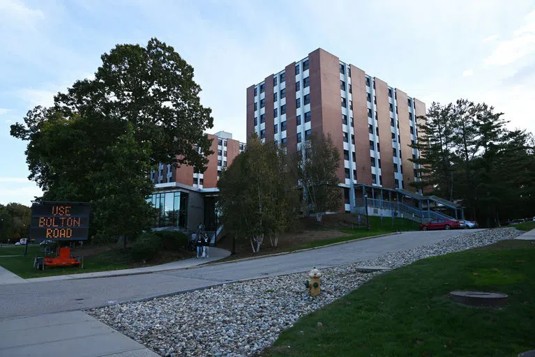 Located right near the center of campus, McMahon Residence Hall has two towers, North and South, both of which have co-ed and single sex floors. The McMahon Dining Hall is located on the ground level between the two towers.