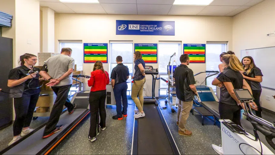 Exercise Sport Performance teaching lab in Alfond Forum