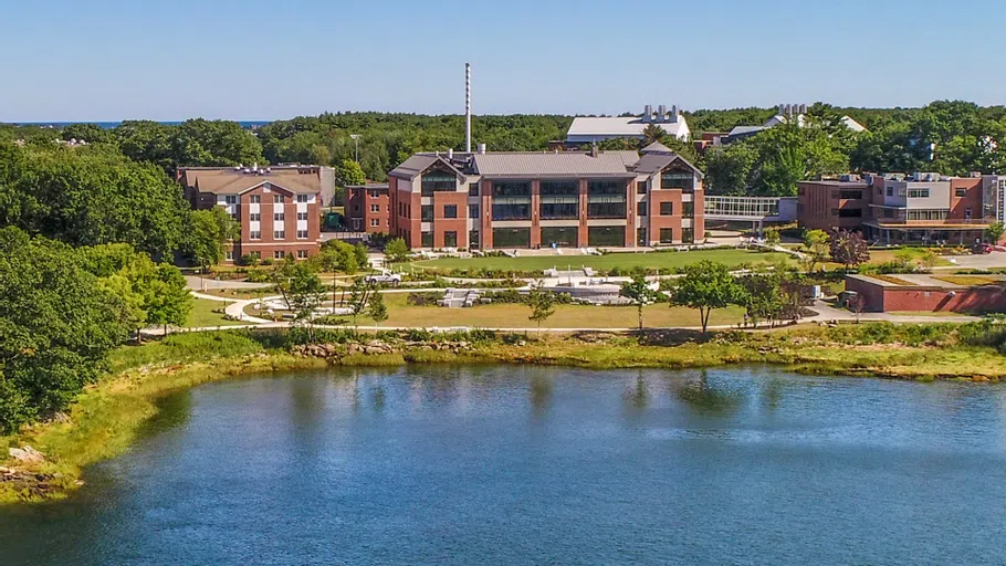 Aerial view of Danielle Ripich Commons 