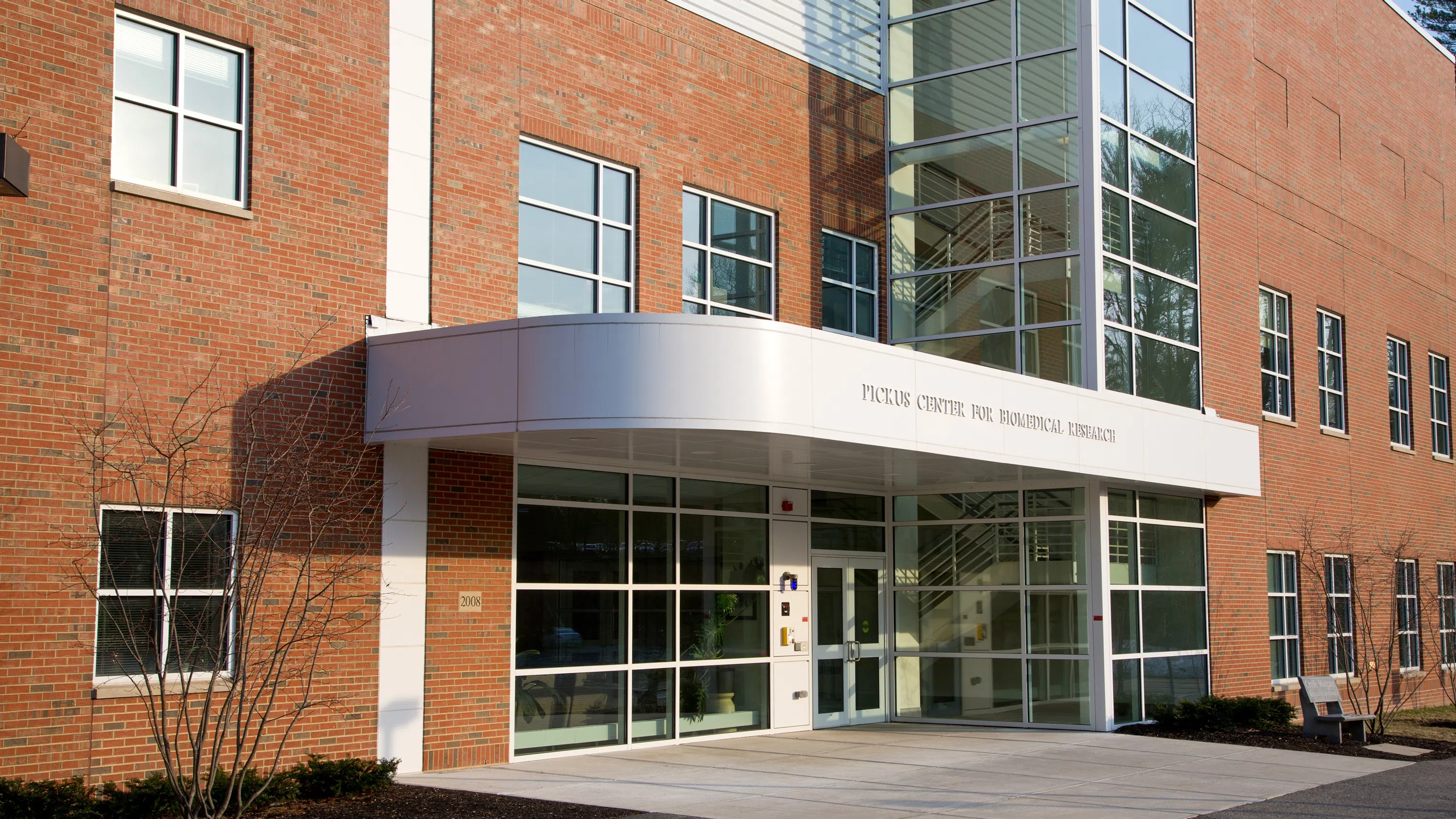 Exterior of Pickus Center for Biomedical Research