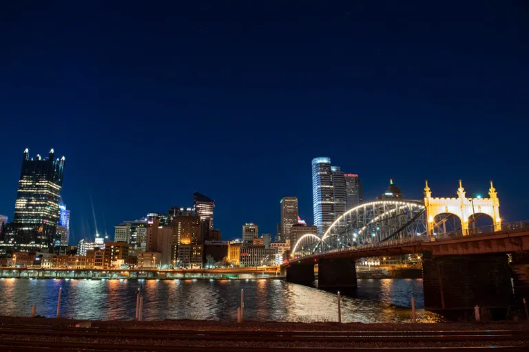 Downtown Pittsburgh at Night