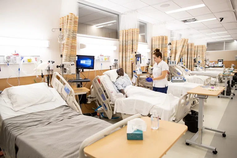 Nursing students in the Clinical Skills Lab