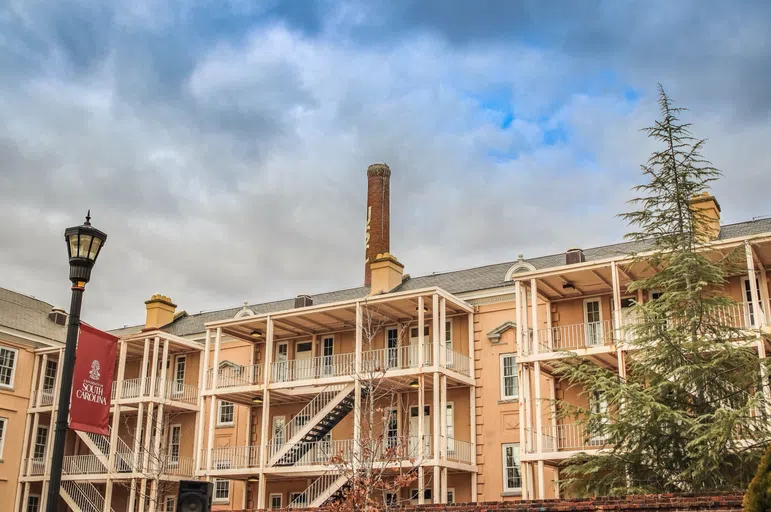 View of the front of Thornwell during the day