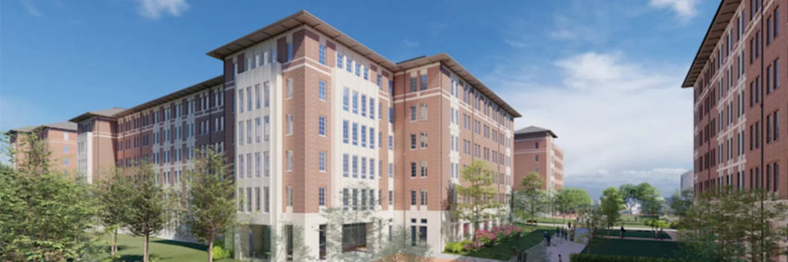 Rendering of the Campus Village project