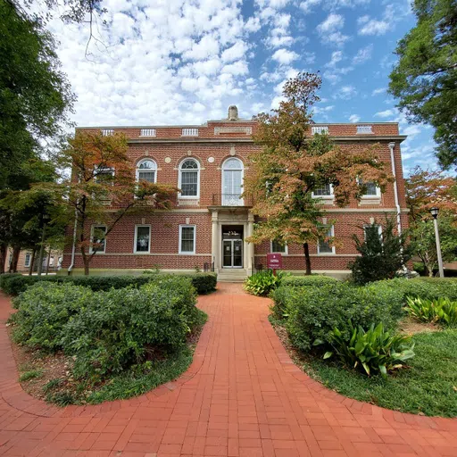 View of the front Currell College during the day