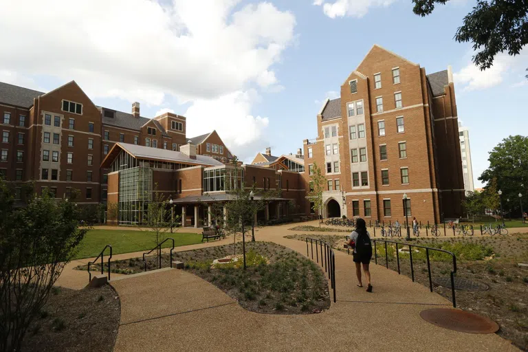 Exterior photo of Warren and Moore Colleges