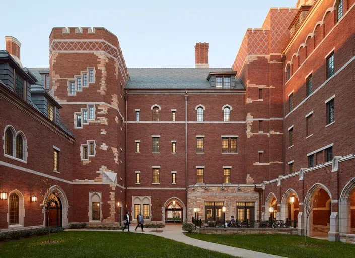 Courtyard of Nicholas S. Zeppos College