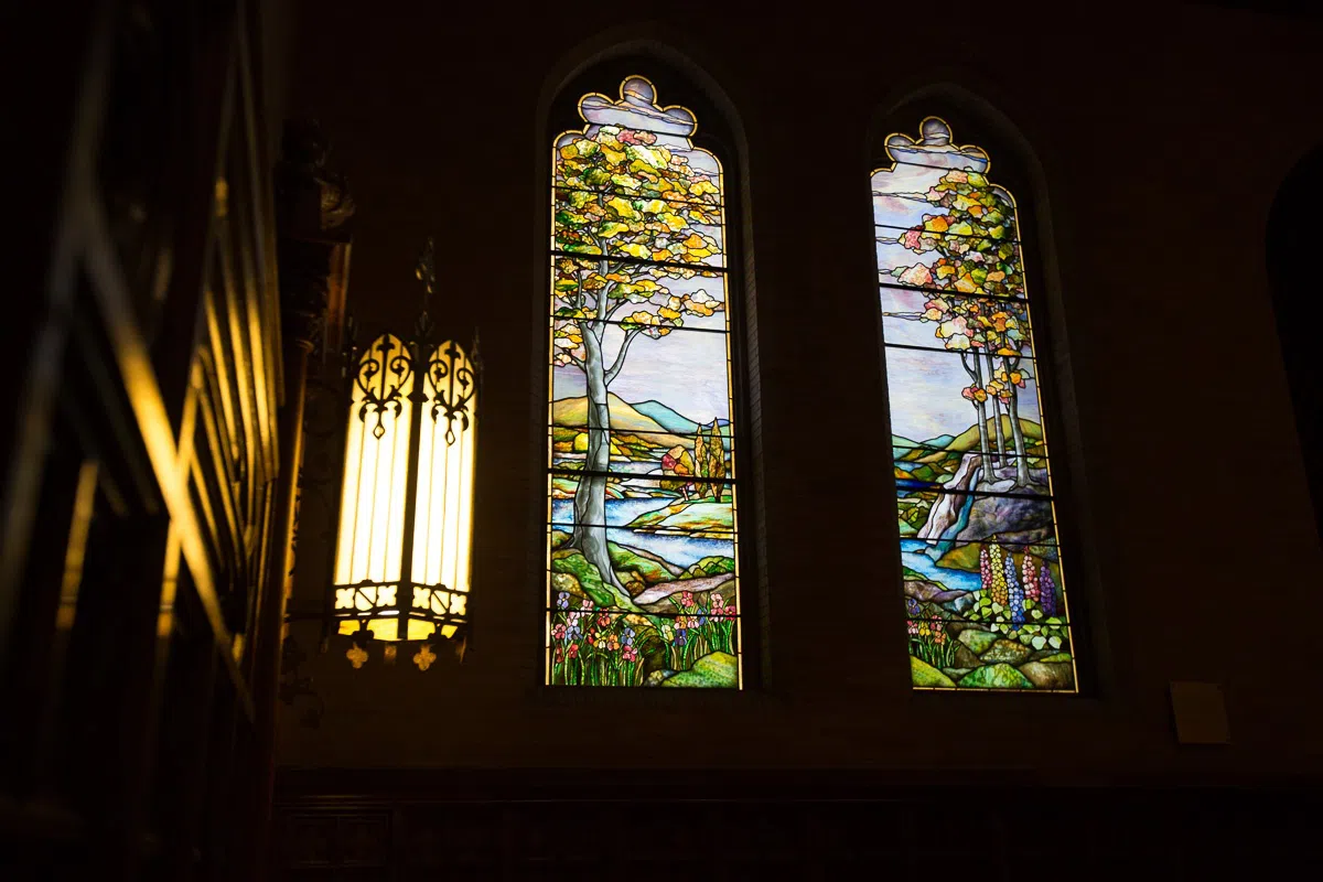 Inside the Houghton Memorial Chapel and Multifaith Center