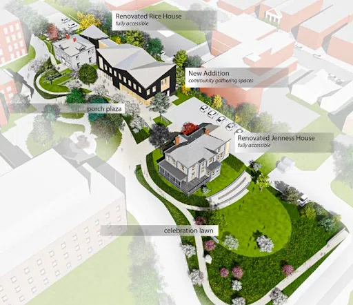plan of Davis Center renovations