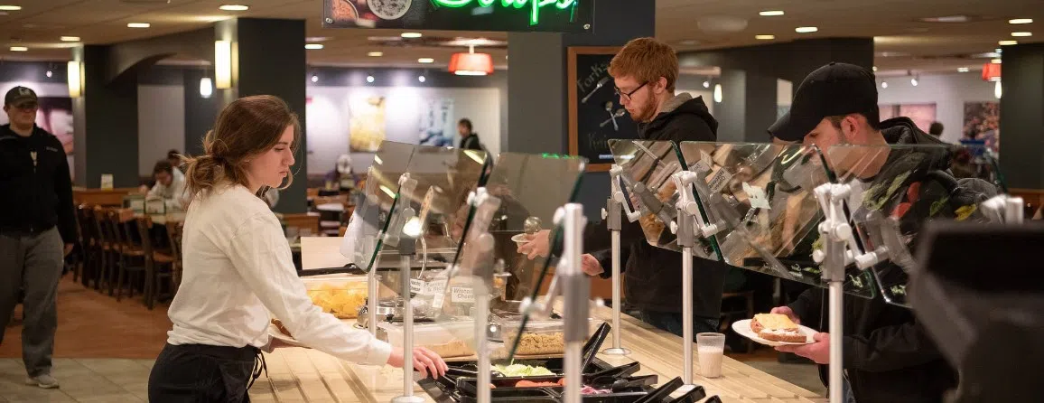 Need a quick bite to eat? Head on down to the Union Dining Center!