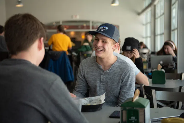 Residence Dining Center is connected to the Reed-Johnson and Weible Residence Halls!